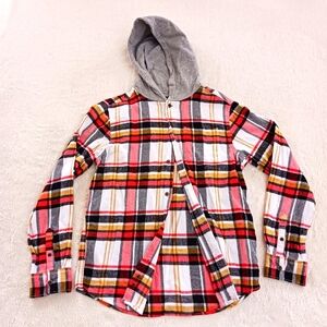 Boy's Button Down Hoodie - Size XL 14-16